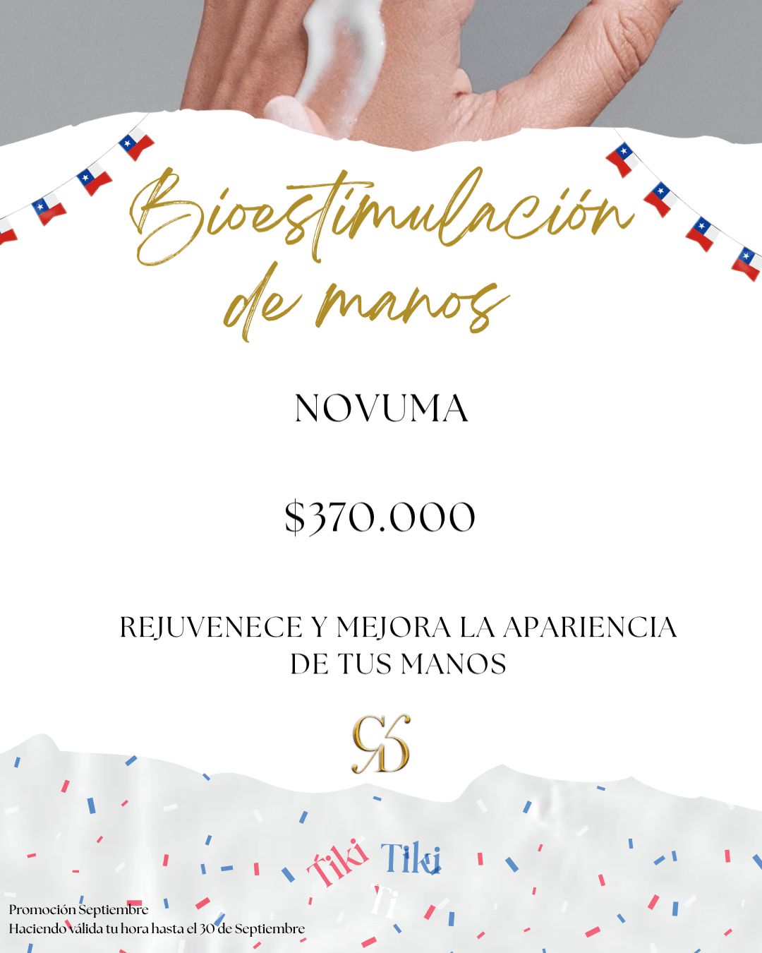 Bioestimulación de manos